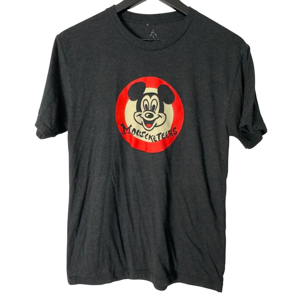 Disney‎ Parks Mickey Mouse Club Mouseketeers T-shirt Adult Unisex Small Grey
